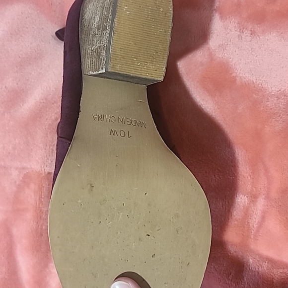 Monroe and Main Purple Ankle Boots - Picture 6 of 7